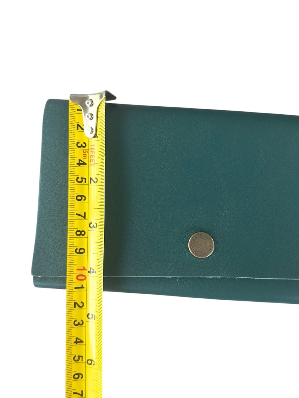 Portland Leather Goods Rancher Wallet Smooth Teal Blue Folding Clutch NEW - Picture 7 of 7